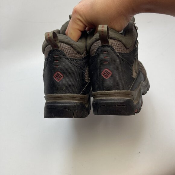 Columbia Omni-Tech Packus Ridge Mid Hiking Boot Leather Waterproof Brown Men 8.5 - Picture 8 of 16